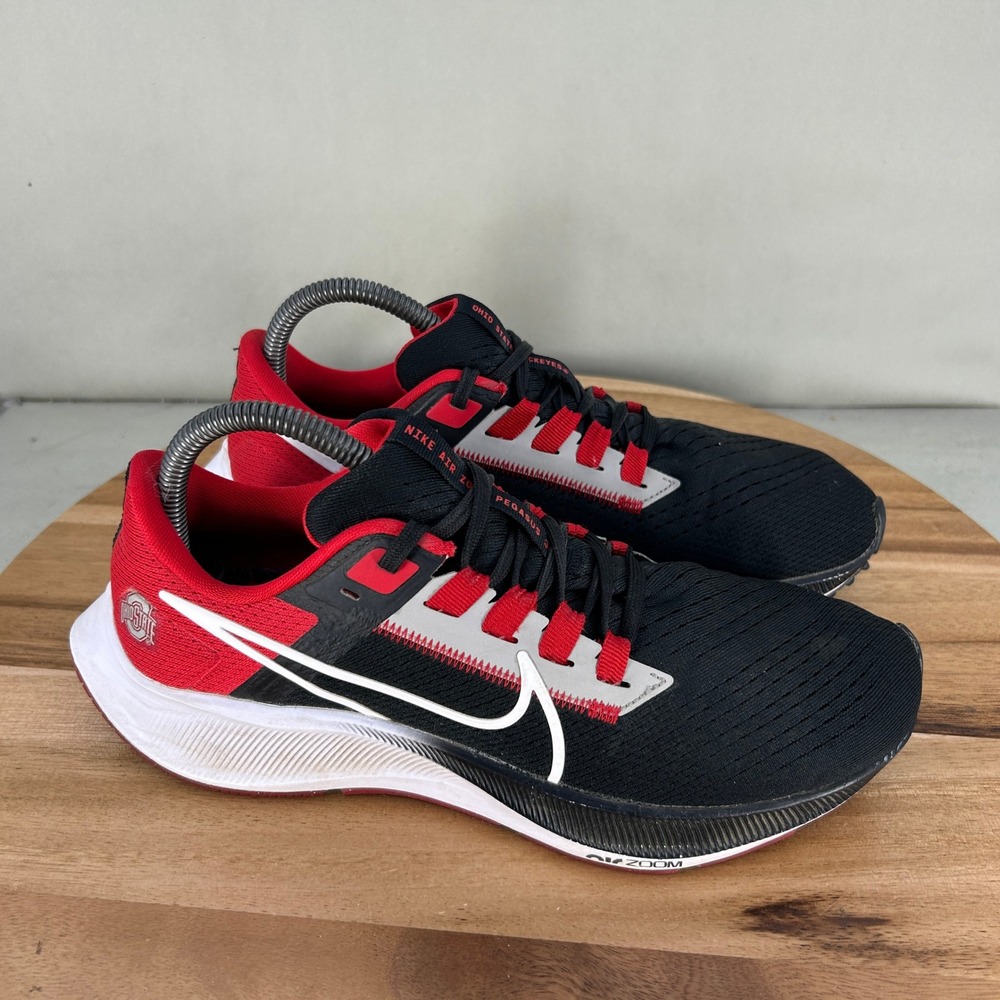 Nike Air Zoom Pegasus 38 Ohio State Buckeyes Mens 7 Womens 8.5 Running Shoes